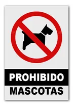 Comprar Señalamiento Prohibido Mascotas Letrero No Mascotas