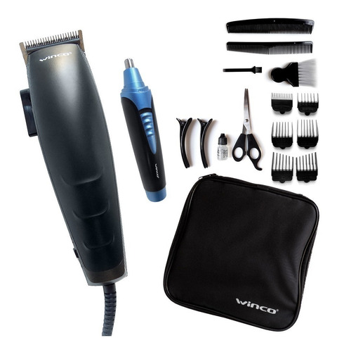 Cortadora De Pelo Profesional Barba + Timmer Para Nariz Oido Winco W4608