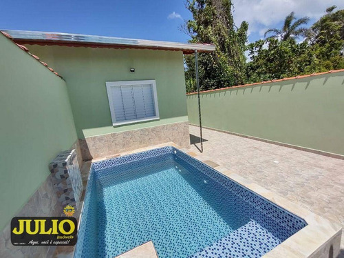Imagem 8 de 20 de Entrada R$ 53 Mil + Saldo Super Facilitado. Casa Com Piscina 2 Dormitórios À Venda, 56 M² Por R$ 265.000 - Vila Loty - Itanhaém/sp - Ca4618
