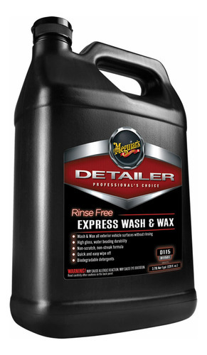 Meguiars D-11501 Express Wash And Wax Shampoo Con Cera