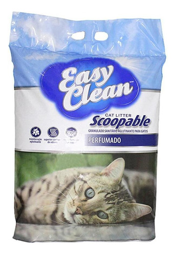 Areia Higiênica Granulada Easy Clean Fresh Linen 18kg x 18kg de peso neto