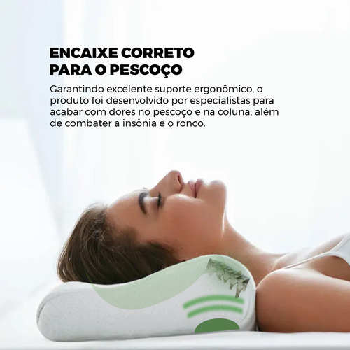 Travesseiro Vita Sleep Terapêutico Cervical Ergonômico