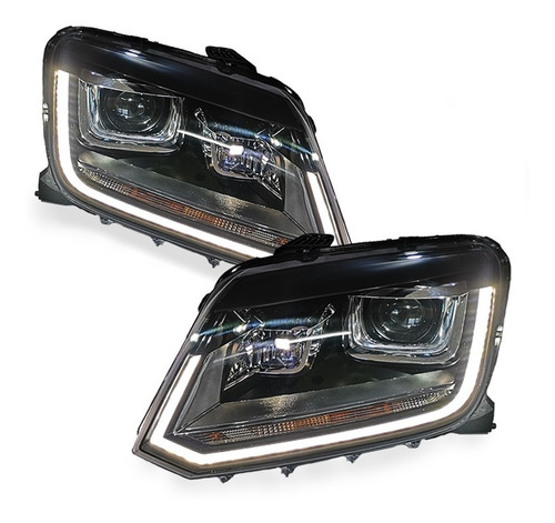 Par Farol Vw Amarok Com Drl - Original V6 (Recondicionado)