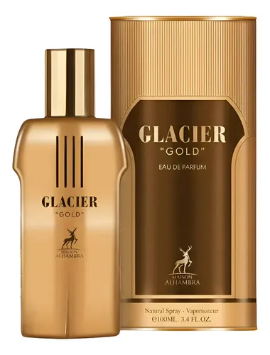 Maison Alhambra Perfume Árabe Masculino Maison Alhambra Glacier Gold EDP 100 ml