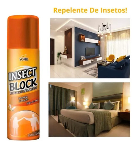 Kit De Repelente De Insetos Insect Block 200 Ml