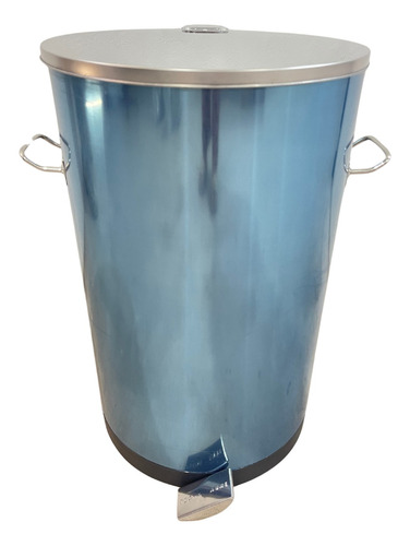 Cesto Tacho Basura Residuos Grande 50l Acero Inoxidable