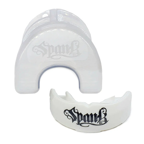 Spank Protetor Bucal Profissional Moldável com estojo cor branco