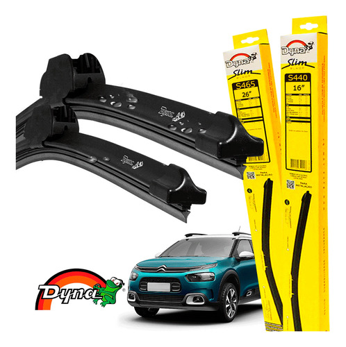 Kit Limpador Original Citroen C4 Cactus 2018 A 2021 Dyna