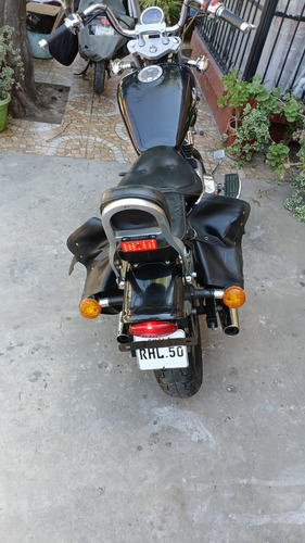 Moto Choper Color Negro Moto 350 Cc Unico Dueño