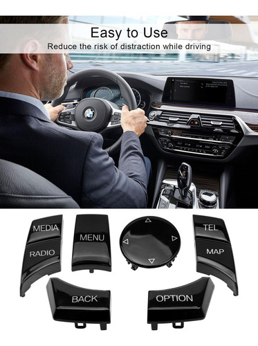 Juego De Botones De Control Multimedia Bmw 1 3 5 X1 X3 X5 X6
