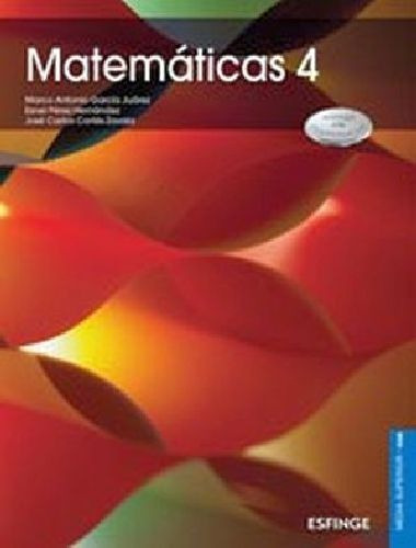 Matematicas 4 (media Superior/dgb/competencias) (preuniver, De Garcia/perez/cortes., Vol. 1. Editorial Esfinge, Tapa Blanda En Español