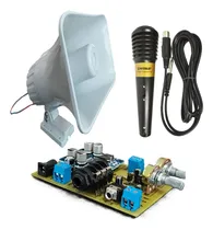 Comprar Kit  Perifoneo Camara Nvr Dvr Amplificador Bocina Microfono