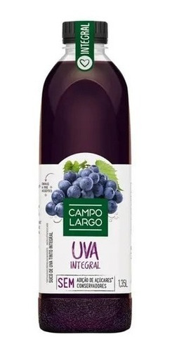 Suco De Uva Integral Campo Largo 1,35 Litros