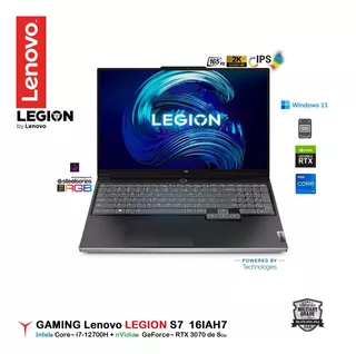 Lenovo Legion S7 16iah7 Core I7-12700h 64gb 1gb 16 2k Rtx 8g