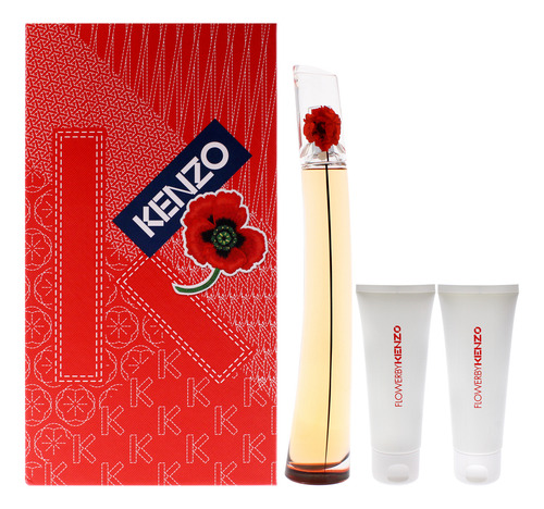 Set De Regalo Perfume Kenzo Flower Edp De 100 Ml Para Mujer