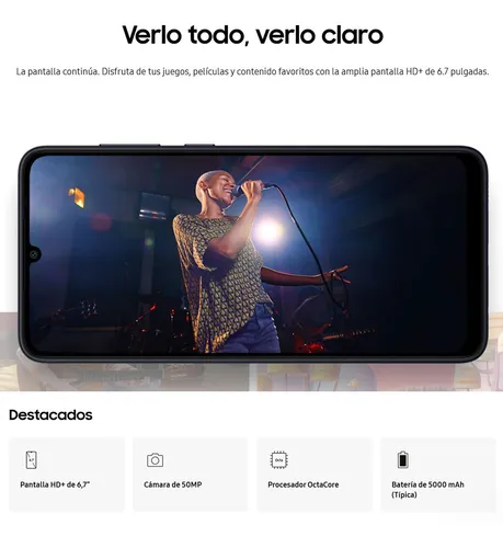 Celular Samsung Galaxy A05 64gb/4gb Negro + Mi Band 9 Active