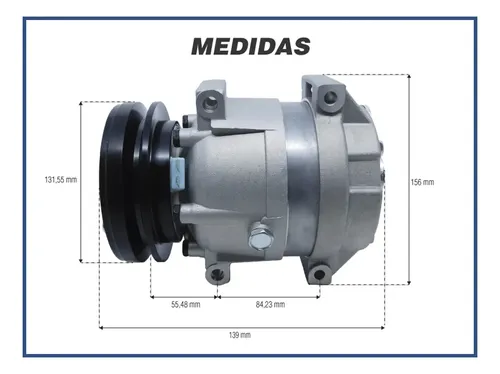Compressor Harrison 1a 24v Escavadeira Hyundai Zoomlion Xcmg