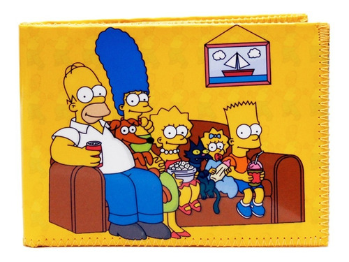 Billetera Tarjetero Simpsons Familia Serie