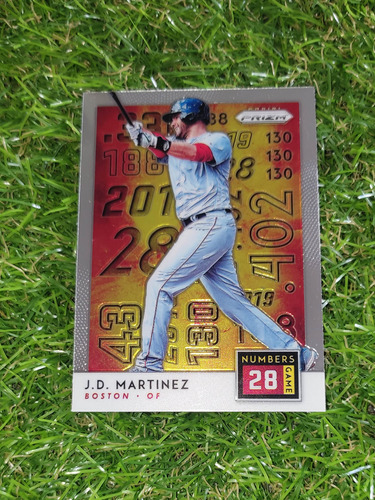 Cv J.d. Martínez 2020 Panini Prizm Numbers Game Chrome