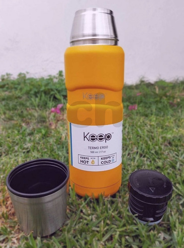 Imagen 5 de 10 de Termo Pequeño Acero Inoxidable Decorado 500 Ml