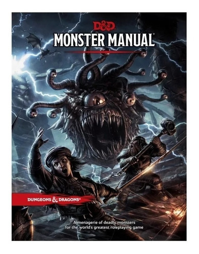 D&d Dungeons & Dragons: Monster Manual - Livro Dos Monstros