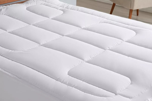 Pillow Top Protetor Colchão Cama Box Queen Size Extra Macio