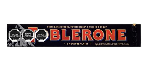 Chocolate Toblerone® Amargo 100 Grs