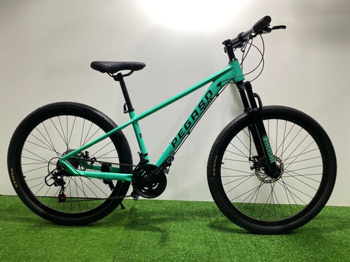 Imagen 9 de 10 de Bicicleta Aluminio Turquesa Mtb Aro 27,5 Pegaso Bikes