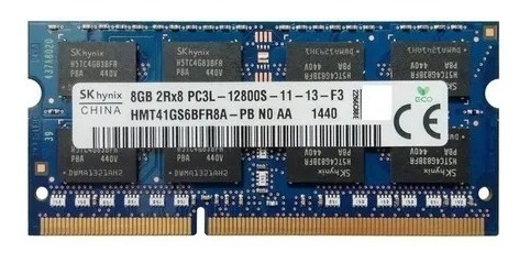 Memoria Ram Color Azul  8gb 1 Sk Hynix Hmt41gs6bfr8a-pb (Reacondicionado)