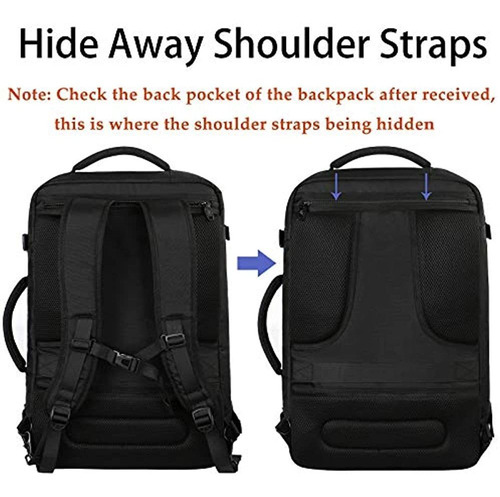 Imagen 2 de 2 de Mochila De Viaje Para Hombres Y Mujeres Extra Grande Con Bol