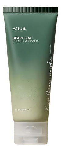 Mascarilla De Arcilla Anua Heartleaf Pore Clay 100 Ml
