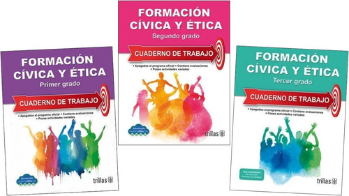 Pack Formación Cívica Y Ética 1 2 3 Cuaderno Trillas