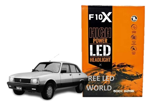 Luces Cree Led F10x Csp Peugeot 504 X2