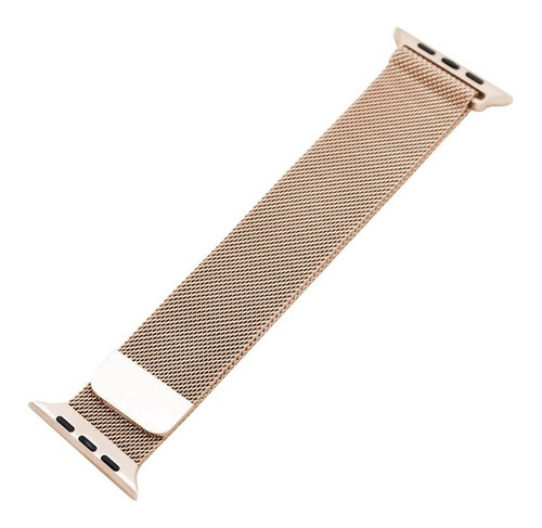 Imagen 4 de 8 de Correa Para Apple Watch Acero Magnética 38/40/42/44 Mm