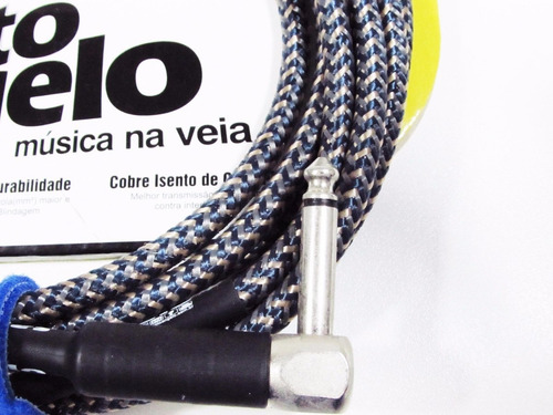Cabo Guitarra Violão Santo Ângelo Textil 3,05 Metros Plug L