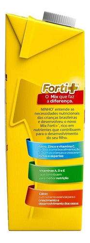 Leite Ninho Integral 1 Litro - 12 Unidades