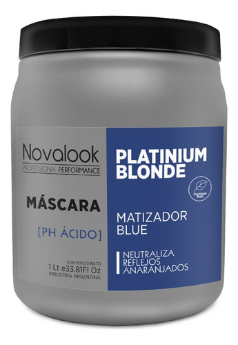 Matizador Mascara 1kl Rubios Grises Blonde Novalook