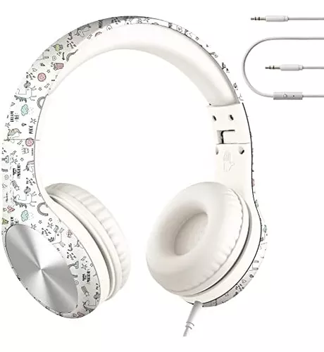 Auriculares inalámbricos Bluetooth para niños, 93dB, volumen limitado,  auriculares inalámbricos para niños, unicornio