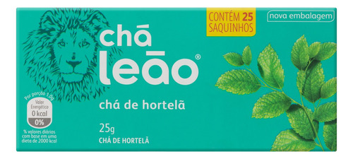 Chá Leão verde em sachê 25 g 25 u