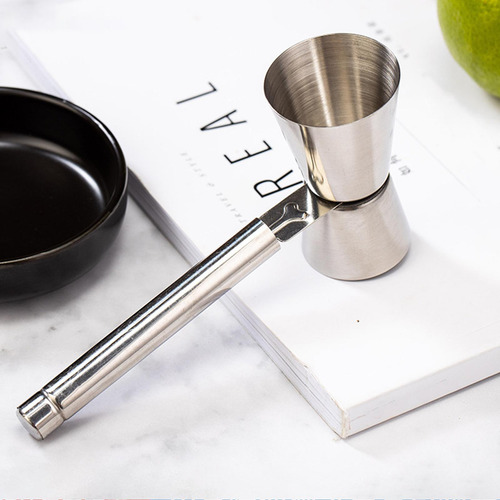 Jigger De Cóctel De Doble Cabezal De Acero Inoxidable Con