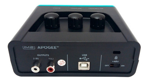 Imagen 6 de 10 de Interfaz Placa De Audio Usb Apogee Im2 Estudio 2 Canales