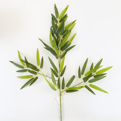 Ramo Artificial Hoja De Bambú 68cm.