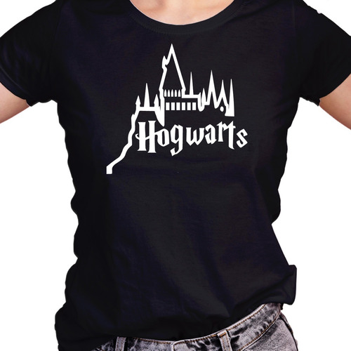 Franela Unisex Personalizada Moda Diseño Hogwarts 