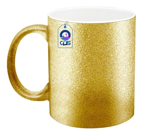 Taza Glitter - Diamantada 11oz Para Sublimar 12piezas