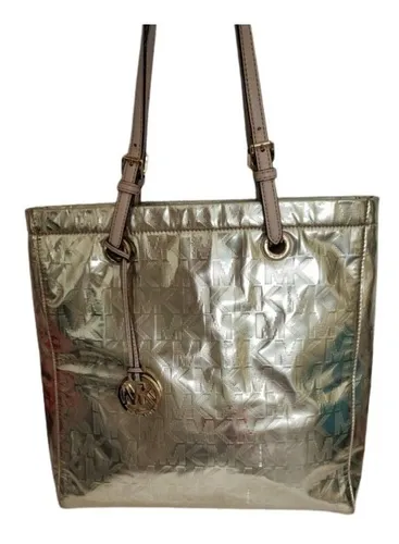 Bolsa michael kors dorada original sale