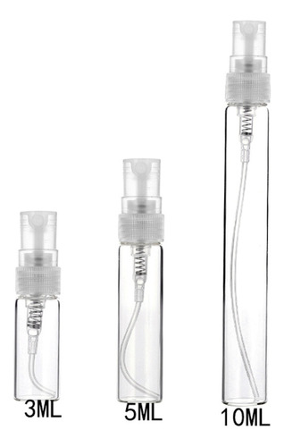 30pcs 3ml Perfume Transparente Botella Spray