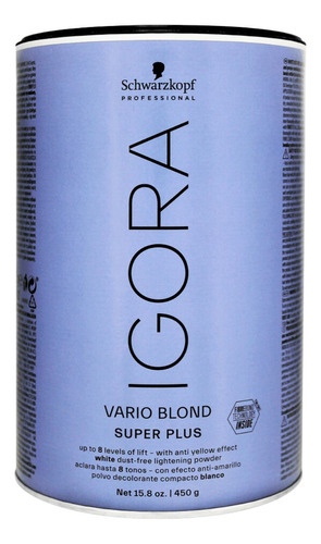 Pó Descolorante Igora Vario Blond Super Plus 450g -pó Branco