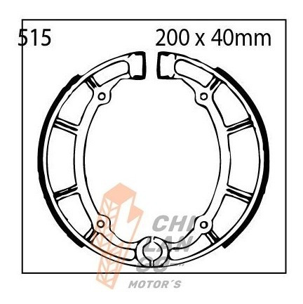 Balata De Tambor Para  Yamaha Xj 750 Rf/rj/rk Seca 81-83