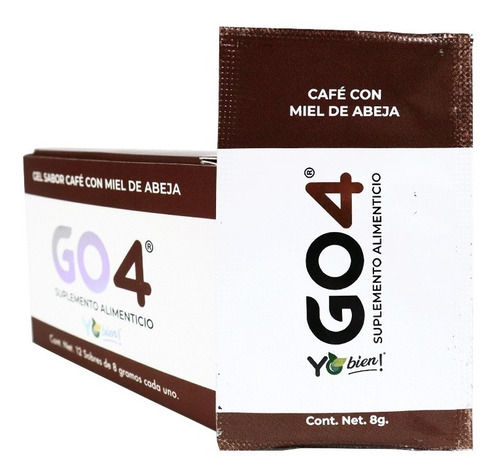 Go4 Gel Energizante Sabor Café Con Miel De Abeja