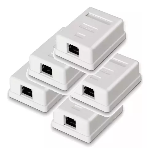 Roseta Rj45 Cat5e / Incluye Modulo X5 Unidades